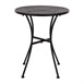 Bolero stalen tuinset zwart (tafel en twee stoelen) 