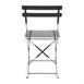 Bolero stalen tuinset zwart (tafel en twee stoelen) 