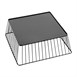Olympia Wire Voedseldisplay Dienblad Vierkant Zwart - 280x280x100mm