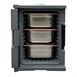 Vogue Thermo-Box 600 Voorlader Box Zwart Voor GN Bak Afmeting - 465X610x630mm