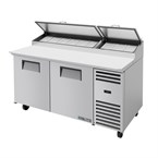 True 2 Deurs Pizza Koelwerk Banktpp-67-Hc