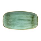 Churchill Stonecast Samphire Green Chefs Ovaal Bord 35.2 x 18.7cm (pak van 6)