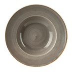 Churchill Stonecast Grey Kom Met Brede Rand Medium 23.88cm (pak van 12)