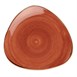 Churchill Stonecast Spiced Orange Lotus Bord (pak van 6)