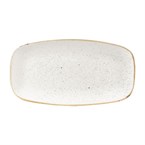 Churchill Stonecast Barley White Chefs Ovaal Bord 35.2 x 18.7cm (pak van 6)