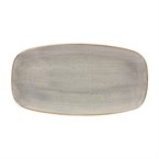 Churchill Stonecast Grey Chefs Ovaal Bord 35.2 x 18.7cm (pak van 6)
