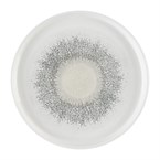 Churchill Studio Prints Fusion Grey Bord Met Opstaande Rand 21cm (pak van 6)