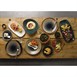 Churchill Stonecast Patina Vintage Copper Lotus Bord 19.7cm (pak van 12)