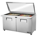 True Koelkast Met Glazen Deksel Tssu-60-24M-B-St-Fglid