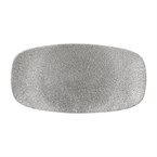 Churchill Raku Jasper Grey Chefs Ovaal Bord 29.8 x 15.2cm (pak van 12)