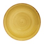 Churchill Stonecast Mustard Lotus Evolve Coupe Bord 32.4cm (pak van 6)