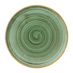 Churchill Stonecast Samphire Green Bord Met Opstaande Rand 25.9cm (pak van 6)