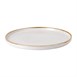 Churchill Stonecast Barley White Bord Met Opstaande Rand 27.9cm (pak van 6)