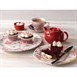 Churchill Toile Cranberry Bord 20.3cm (pak van 6)