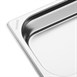 Vogue Roestvrijstalen Gastronorm 2/4 Bak 40mm