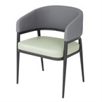 Bolero Meridian Interieurstoelen - Pistachegrijs (Set Van 2)