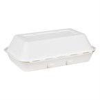 Fiesta Composteerbare Bagasse Voedselcontainers 9X6" (Pak Van 200)