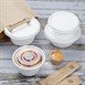 Fiesta Composteerbare Bagasse Deksels Voor 400/500ml Kom Basissen (Pakket Van 50)