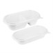 Fiesta Composteerbare Bagasse Ovale Containers 850ml (Verpakking Van 100)