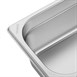 Vogue RVS Gastronorm 2/4 Bak 100mm