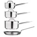 Nisbets Essentials Cook Like A Pro 4-Delige Steelpan- En Koekenpannenset