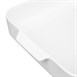 Olympia Whiteware Vierkante Braadslee 260x225X50mm (Verpakking Van 2)