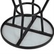 Bolero Marston Ronde Buitentafel Zwart 700mm