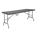 Bolero Rattan Rechthoekige Opvouwbare Tafel Zwart 6Ft