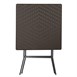 Bolero Vierkante Opvouwbare Tafel Bruin 620mm
