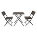 Bolero Vierkante Opvouwbare Tafel Bruin 620mm