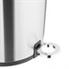 Jantex Ronde Geborsteld Stalen Pedaalemmer 6Ltr