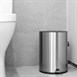 Jantex Ronde Geborsteld Stalen Pedaalemmer 6Ltr