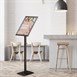 Europel Infostand Zwart Met Snap Frame A3 25mm
