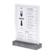 Europel Bordhouder A4 Polystone Antraciet