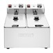 Buffalo Dubbel Tank Dubbele Mand 2X3Ltr Aanrecht Friteuse 2X2Kw