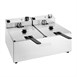 Buffalo Dubbele Tank Dubbele Mand 2X5Ltr Countertop Friteuse 2X2.8Kw