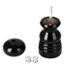 Olympia Zout- Of Pepermolen Zwart Hevea Hout 125mm