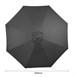 Bolero Sevilla Ronde Parasol 3M Diameter Zwart