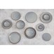 Olympia Drift Grey Plain Coupe Lage Kommen 260 mm (Pak Van 4)