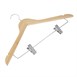Bolero Houten Hanger Met Antislipclips (Pak Van 10)