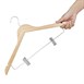 Bolero Houten Hanger Met Antislipclips (Pak Van 10)