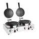 Buffalo Dubbele Ronde Belgische Wafelmaker