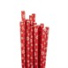 Fiesta Composteerbare Sneeuwvlok Papieren Rietjes 210mm (Verpakking Van 250)