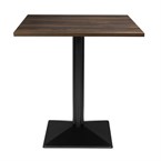 Bolero Complete Tafel Vierkant Donker Hout Effect 700mm