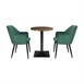 Bolero Complete Tafel Rond Donker Hout Effect 600mm