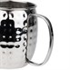 Olympia Barware Gehamerde RVS Mokken 440ml (Verpakking Van 6)