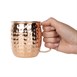 Olympia Barware Gehamerd RVS Koper Gecoate Mokken 440ml