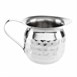 Olympia Mini Melkkannetje Roestvrij Staal Gehamerd 120ml (Verpakking Van 6)