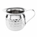 Olympia Mini Melkkannetje Roestvrij Staal Gehamerd 120ml (Verpakking Van 6)
