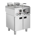Buffalo 600 Serie Vrijstaande Elektrische Friteuse Met Dubbele Tank 2X 8Ltr